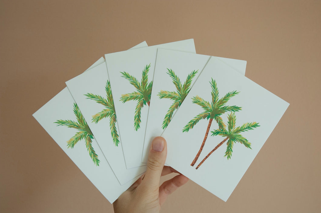 Small Palm Tree Pack of Five