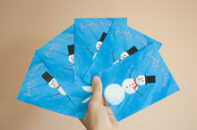 Load image into Gallery viewer, Small Snowman Pack of Five
